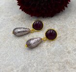 Discr&egrave;tes Aubergine brillant