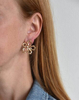 Studs Fleurs Tressées