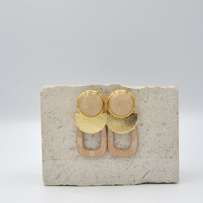 Lunes G&eacute;om&eacute;triques Angora Clip-on