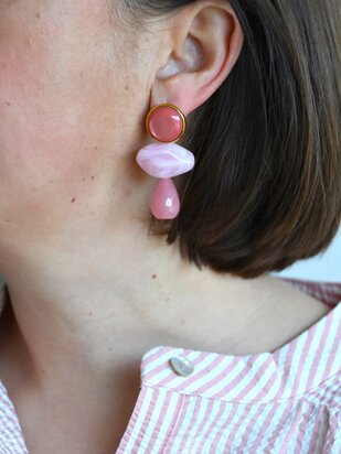 Pomel&eacute;e Rose Clip-on