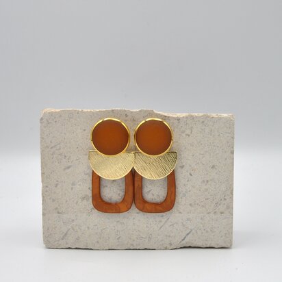 Lunes G&eacute;om&eacute;triques Caramel