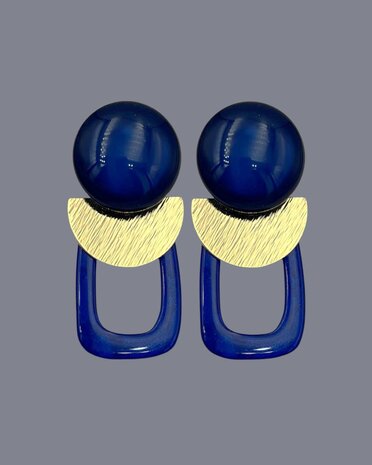 Lunes Géométriques Cobalt