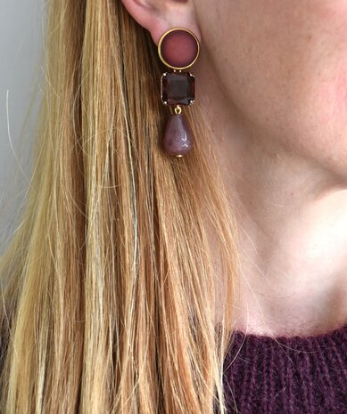 Brillantes Carr&eacute;es Aubergine: Levering vaanaf 25-9