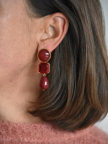 Brillantes Carr&eacute;es Vin Rouge: LAST ONE