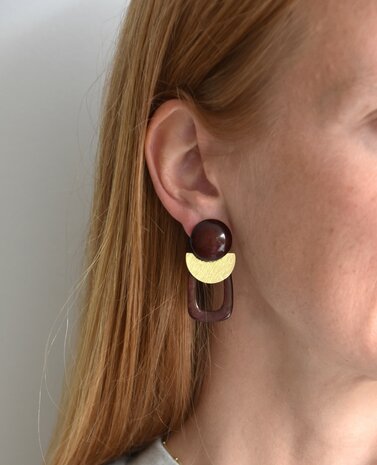 Lunes G&eacute;om&eacute;triques Chocolat: LAST ONE