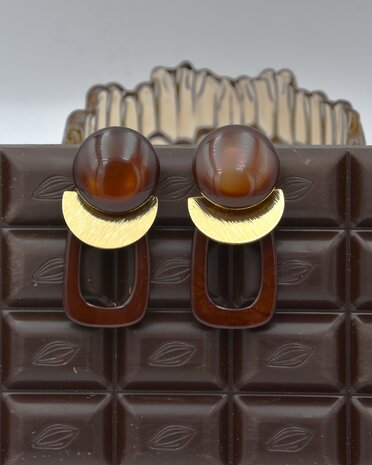 Lunes G&eacute;om&eacute;triques Chocolat: LAST ONE