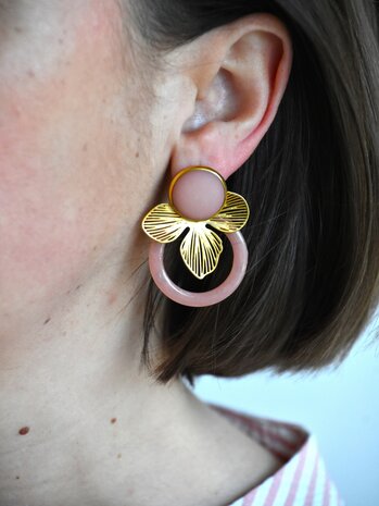 Halo Vieux Rose Clip-on