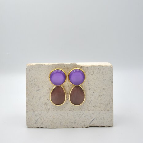 &Eacute;pure Violet Clip-on