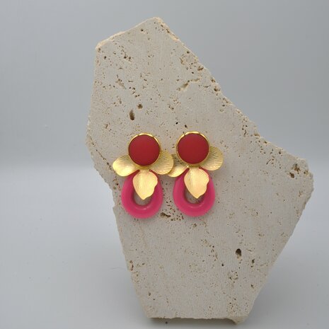 Feuilles Magentha Clip-on