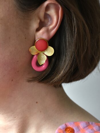 Feuilles Magentha Clip-on