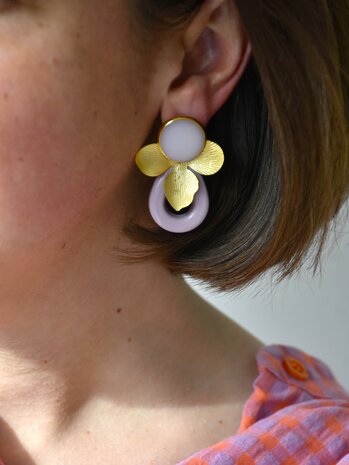 Feuilles Orchid&eacute;e Clip-on