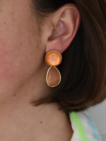 &Eacute;pure Orange Clip-on