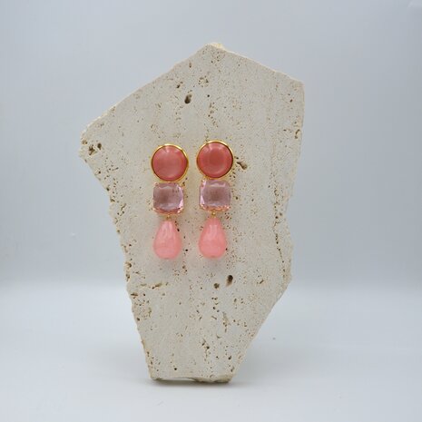 Brillantes Carr&eacute;es Roses