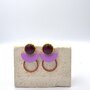 Aur&eacute;a Aubergine Clip-on