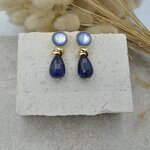 Gouttes Nouées Bleues